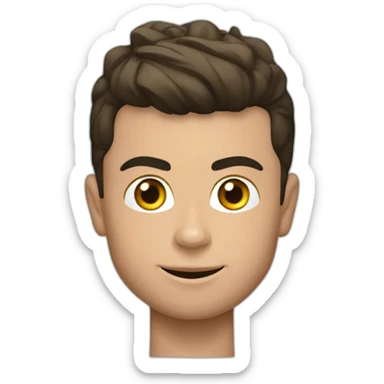 Cristiano ronaldo con una champions league sticker