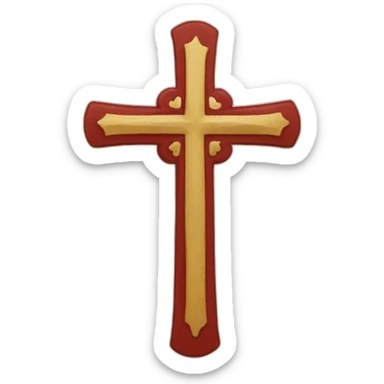 Occitan cross sticker