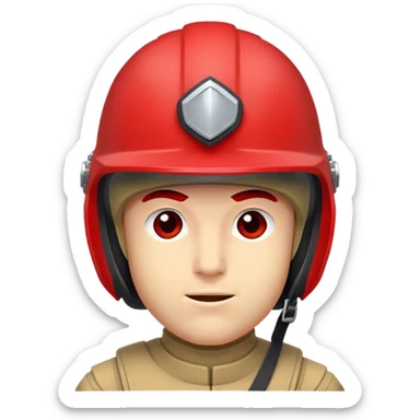 spartakus red helmet sticker