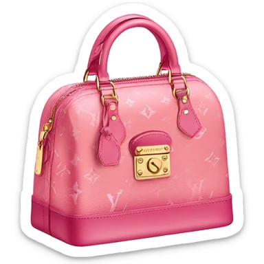 Pink Louis Vuitton Bag sticker