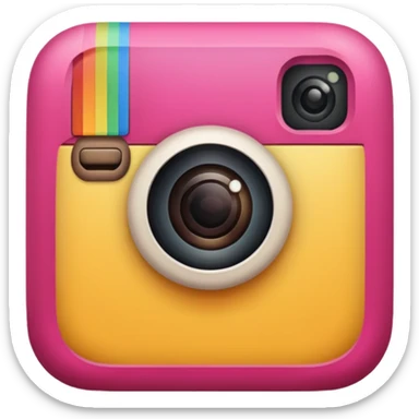 Instagram logo emoji sticker