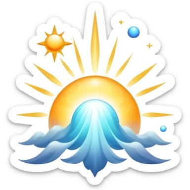 Space and light sticker