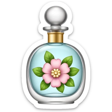 fragrance bottle sticker