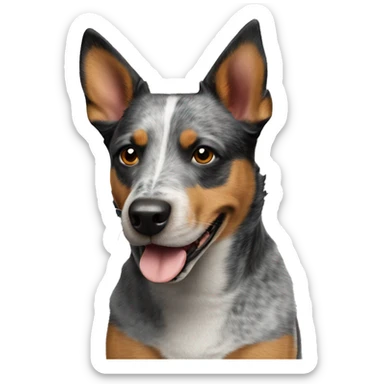 australian cattle dog  sticker