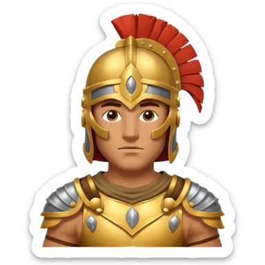 Gladiators in Golden Armor sticker