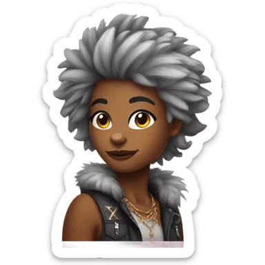 Anthro Fursona Furry Edgy Cool Cute sticker