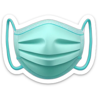 Antiseptic and medical mask sticker