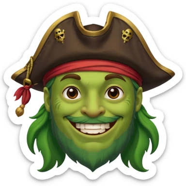 Create me an Emoji of grog from the game Sea of Thieves sticker