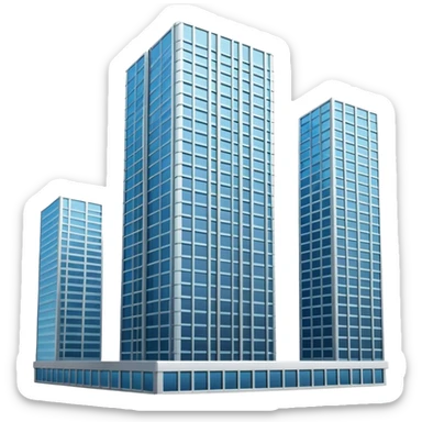 high-rise building sticker
