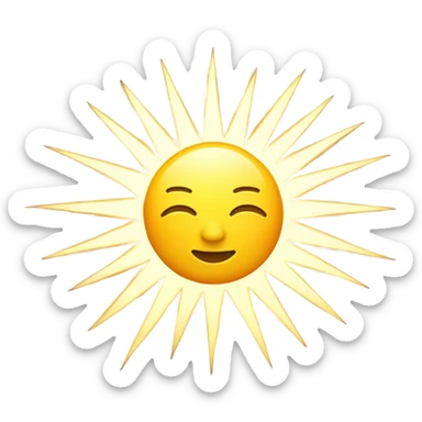 Sun sticker