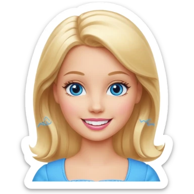 barbie girl sticker