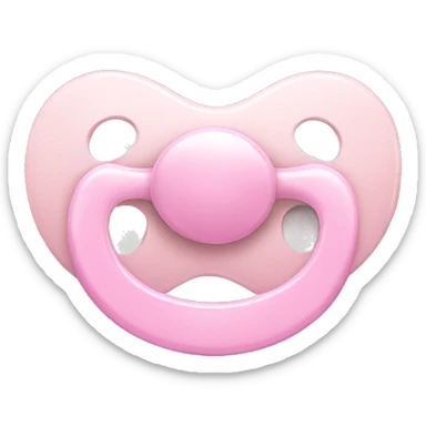 Light pink pacifier  sticker