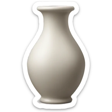 Aesthetic ceramic vase sticker