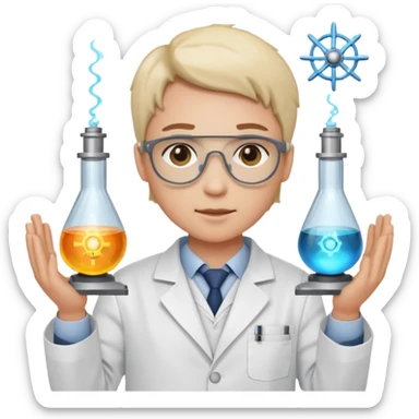 Quantum mechanic sticker