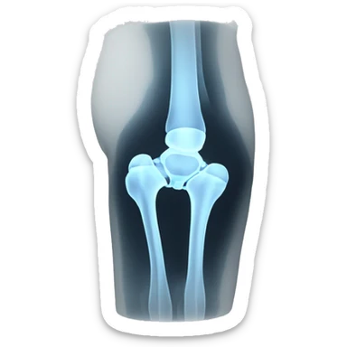 xray of the knee sticker