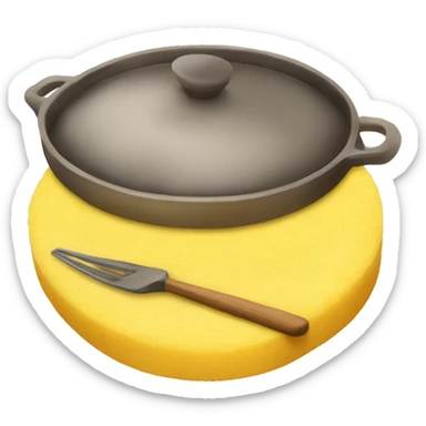 Mamaliga Polenta Romanian dish sticker