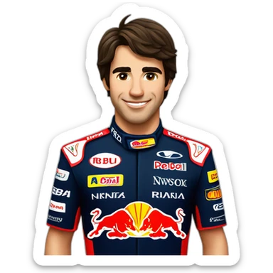 checo perez f1 redbull sticker