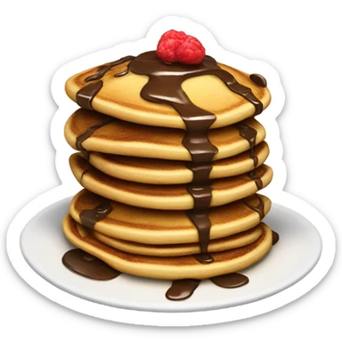 Chocolate chip pancakes  sticker