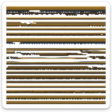 brass casing from Create mod, Minecraft pixel art style, golden-brown metallic texture sticker