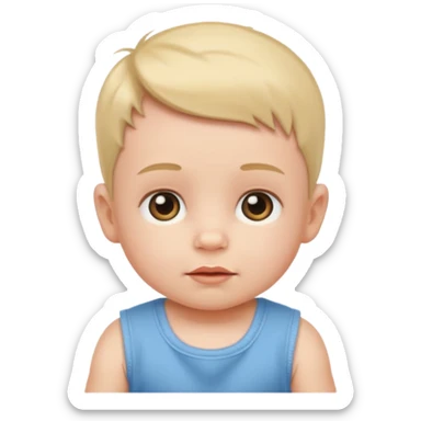 baby sleveless  sticker