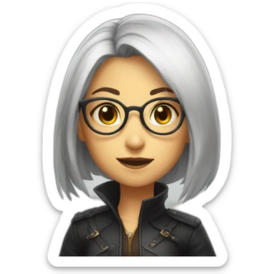 Katarina with glasses sfw sticker