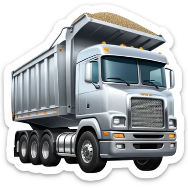 18 Wheeler dumping sticker
