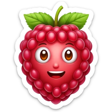 Наша кондитерская называется малина создай маскота  sticker