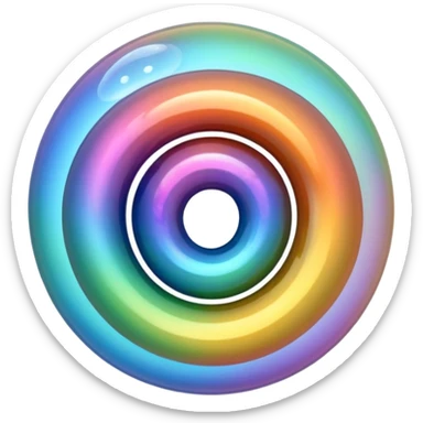 bubbles Small bubbles forming spiral. sticker