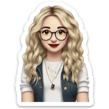 Sabrina carpenters short and sweet sticker