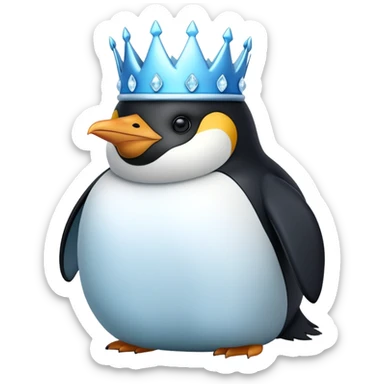 Ice king but he’s a penguin sticker