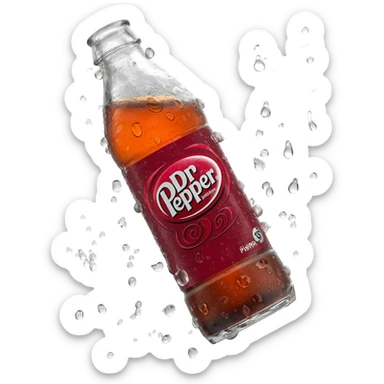 Dr.Pepper floats sticker