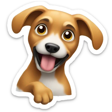 Dog robbing you sticker