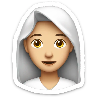 Mary with me sticker