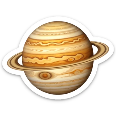 Make a Jupiter emoji sticker