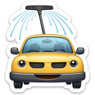 windshield wiper in rain sticker