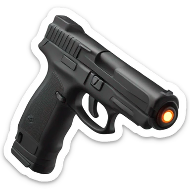 Cool gun sticker