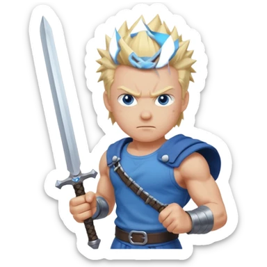 Make a fight Cloud sticker