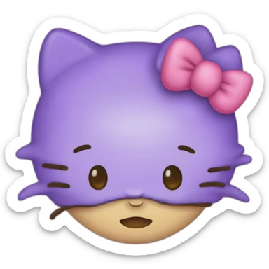 je voudrais un hello kitty trop mignon  sticker