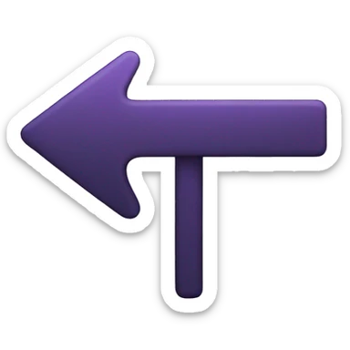 information arrow sticker