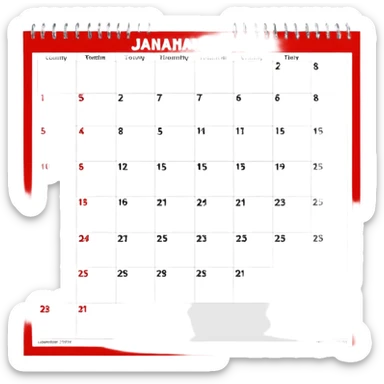 календарь с датой 23 декабря 2025
 sticker