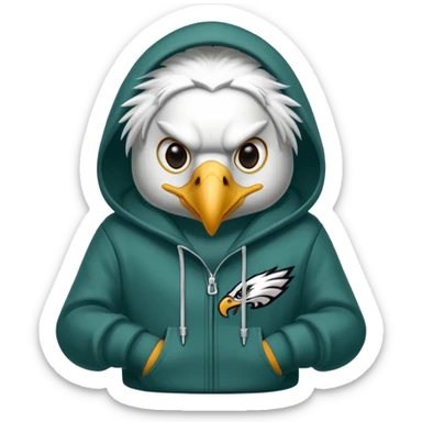 eagles with hoodie sticker
