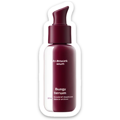Burgundy Skincare serum  sticker