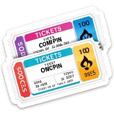 Tickets sticker