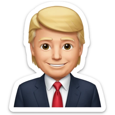 Donald Trump president sticker