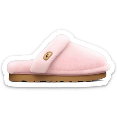 baby pink ugg slides sticker