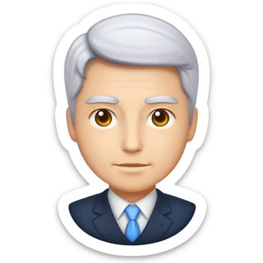 Administrator black white glowing transparent background sticker