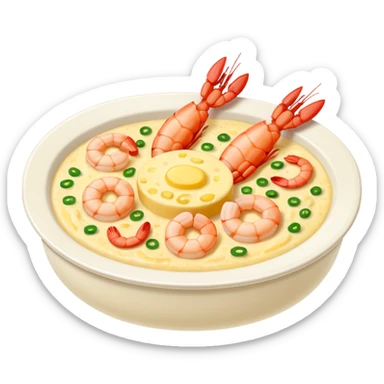 Shrimp and grits Brunch sticker