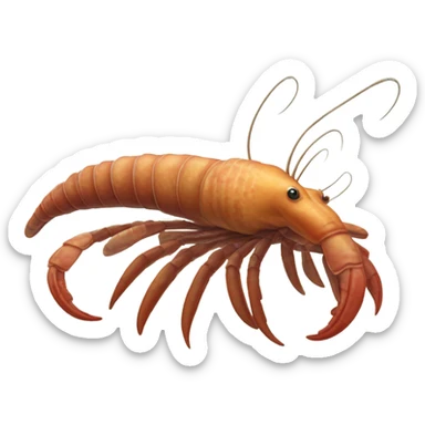 Anomalocaris Shrimp sticker