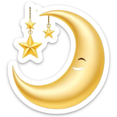 Croissant de lune musulman sticker
