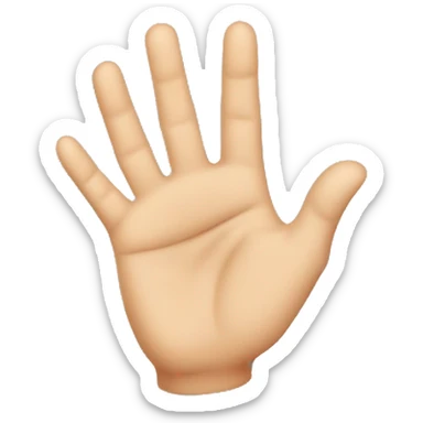 Two hands signing in ASL the term family. sticker